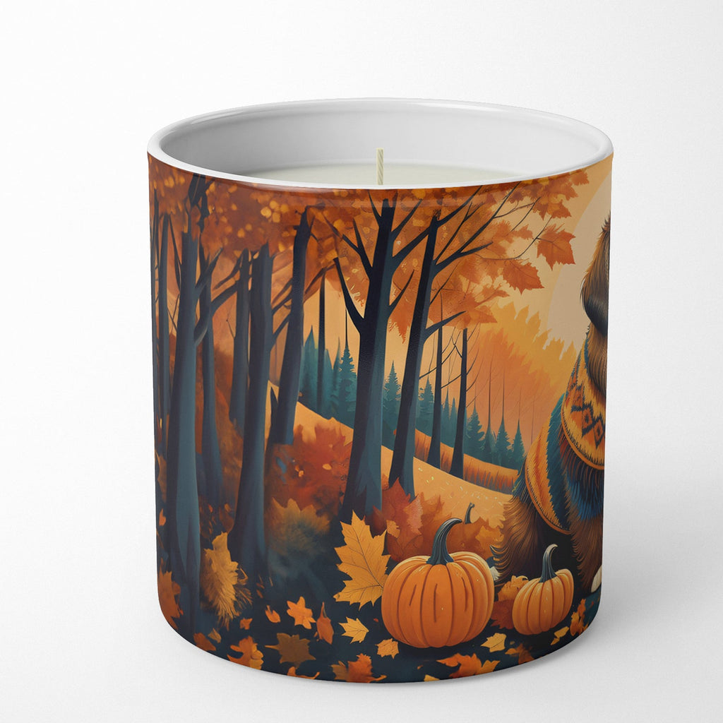 Briard Fall Decorative Soy Candle Nature Soy Wax Essential Oil Home Decor Ideal for Bedroom Kitchen Bath Office Gift, 10 oz