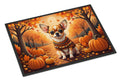 Chihuahua Fall Doormat Indoor Outdoor 24H X 36W Front Door Mat Rugs for Entryway, Non Slip Washable Low Pile,