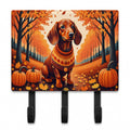 Dachshund Fall Leash or Key Holder Wall Hooks, Coat Rack Wall Mount, for Hanging Keys, Towels, Aprons, Leashes