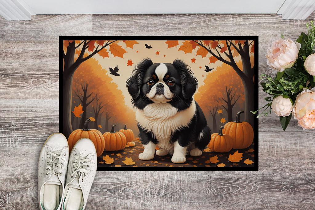 Japanese Chin Fall Doormat Indoor Outdoor 18H X 27W Front Door Mat Rugs for Entryway, Non Slip Washable
