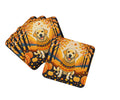 Yellow Labrador Retriever Fall Foam Coasters Set of 4 Cup Coasters for Indoor Outdoor, Tabletop Protection, Anti Slip, Mouse pad Material
