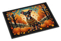 Miniature Pinscher Fall Doormat Indoor Outdoor 18H X 27W Front Door Mat Rugs for Entryway, Non Slip Washable
