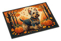 Silky Terrier Fall Doormat Indoor Outdoor 24H X 36W Front Door Mat Rugs for Entryway, Non Slip Washable Low Pile,