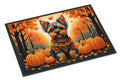 Yorkshire Terrier Fall Doormat Indoor Outdoor 24H X 36W Front Door Mat Rugs for Entryway, Non Slip Washable Low Pile,
