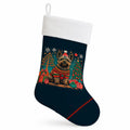 Cairn Terrier Christmas Holiday Stocking Double-Sided Print, Polyester Suede,11x18, Made in USA