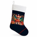 Chihuahua Christmas Holiday Stocking Double-Sided Print, Polyester Suede,11x18, Made in USA