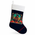 Doberman Pinscher Christmas Holiday Stocking Double-Sided Print, Polyester Suede,11x18, Made in USA