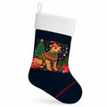 Lakeland Terrier Christmas Holiday Stocking Double-Sided Print, Polyester Suede,11x18, Made in USA
