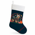 Silky Terrier Christmas Holiday Stocking Double-Sided Print, Polyester Suede,11x18, Made in USA
