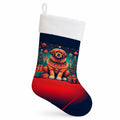 Tibetan Mastiff Christmas Holiday Stocking Double-Sided Print, Polyester Suede,11x18, Made in USA