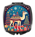 Camel Christmas Compact Mirror Decorative Travel Makeup Mirror for Women Girls Gifts Pocket Makeup Mirror Folding Handheld