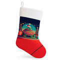Turtle Christmas Holiday Stocking Double-Sided Print, Polyester Suede,11x18, Made in USA