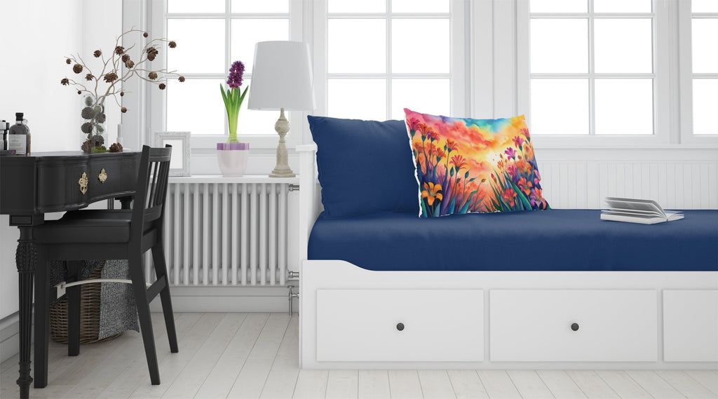 Alstroemerias in Color Standard Pillowcase Lightweight Super Soft Easy Care Decorative Artwork Pillowcase, Standard
