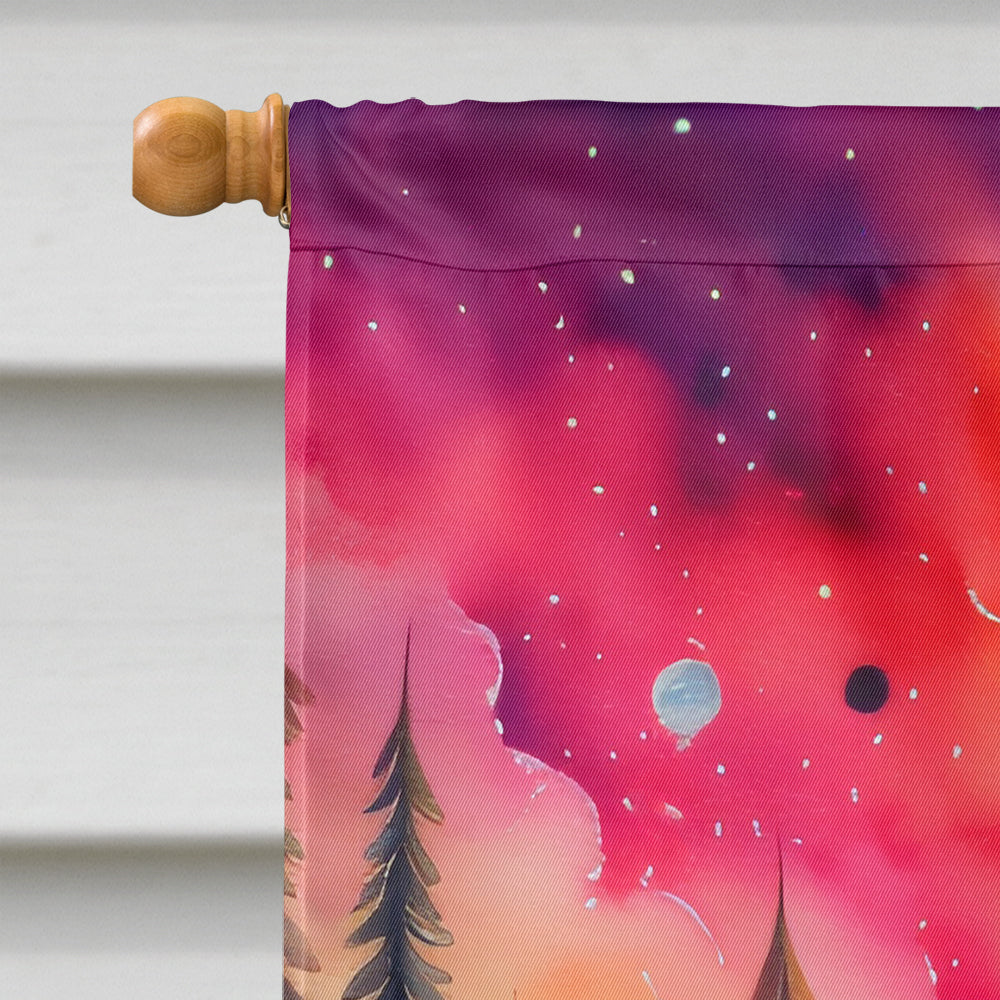 Amaranths in Color House Flag 28x40 Porch Sleeve Pole Decorative Outside Yard Banner Artwork Wall Hanging, Polyester