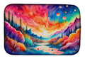 Amaranths in Color Dish Drying Mat Absorbent Dish Drying Mat Pad for Kitchen Counter Dish Drainer Mat for Countertop, 14 x 21", Multicolor