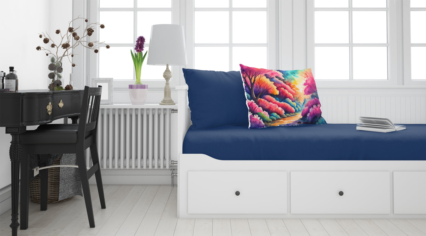 Azaleas in Color Standard Pillowcase Lightweight Super Soft Easy Care Decorative Artwork Pillowcase, Standard