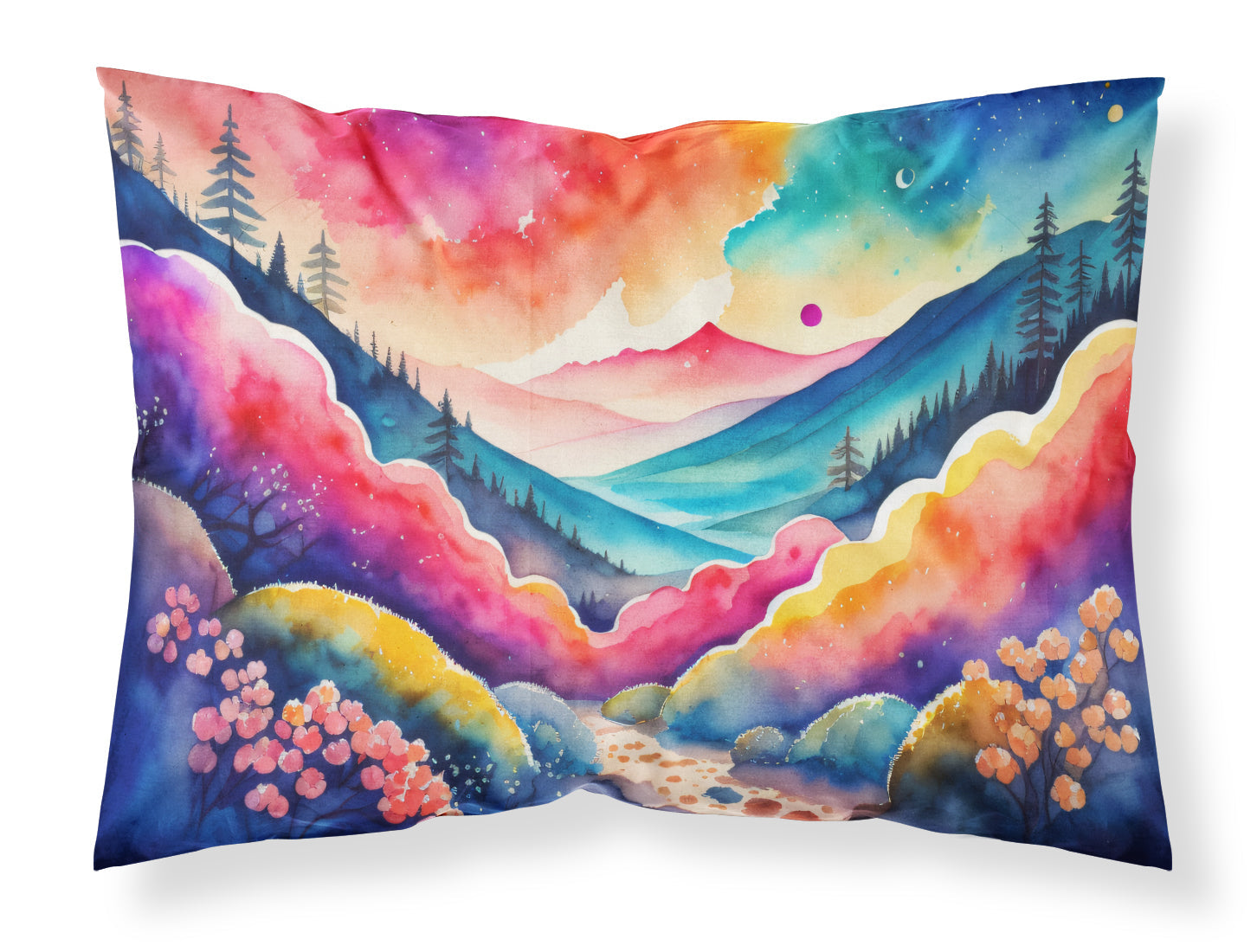 Brunia in Color Standard Pillowcase Lightweight Super Soft Easy Care Decorative Artwork Pillowcase, Standard