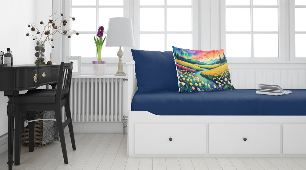 Buttercups in Color Standard Pillowcase Lightweight Super Soft Easy Care Decorative Artwork Pillowcase, Standard