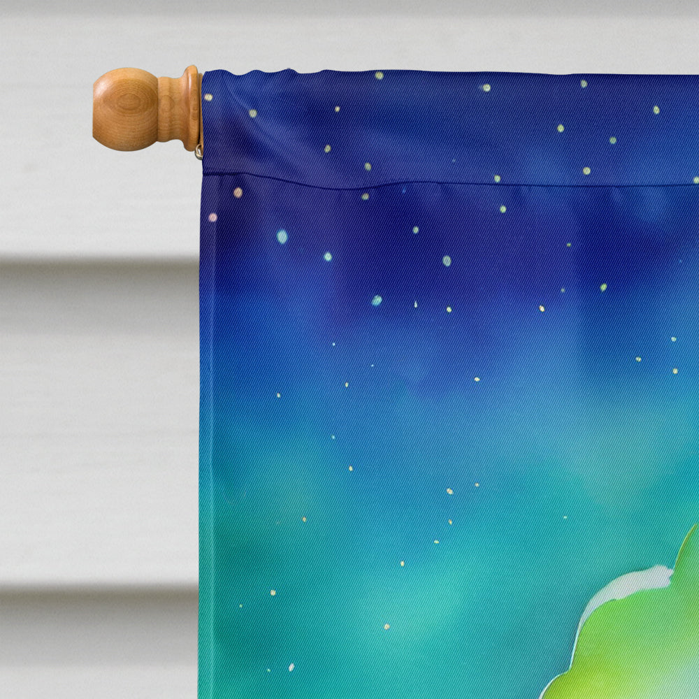 Cactus in Color House Flag 28x40 Porch Sleeve Pole Decorative Outside Yard Banner Artwork Wall Hanging, Polyester