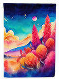 Celosia in Color House Flag 28x40 Porch Sleeve Pole Decorative Outside Yard Banner Artwork Wall Hanging, Polyester
