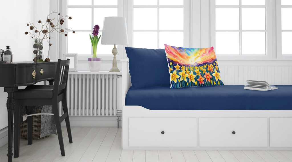Daffodils in Color Standard Pillowcase Lightweight Super Soft Easy Care Decorative Artwork Pillowcase, Standard