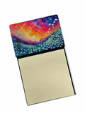 Gypsophila in Color Watercolor Sticky Note Holder Refillable Dispenser Desk Accessory 3x3 Pad Gift