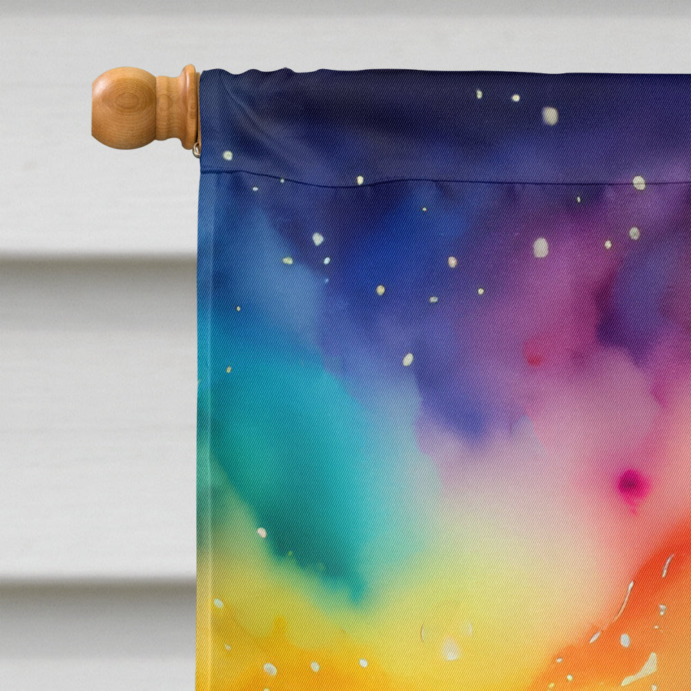 Hypericum or St. John’s Wort in Color House Flag 28x40 Porch Sleeve Pole Decorative Outside Yard Banner Artwork Wall Hanging, Polyester