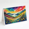 Hypericum or St. John’s Wort in Color Greeting Cards Pack of 8 Blank Cards with Envelopes Whimsical A7 Size 5x7