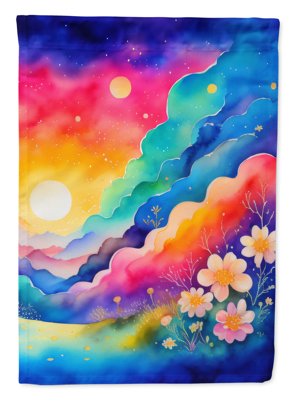 Stock, or Gillyflower in Color House Flag 28x40 Porch Sleeve Pole Decorative Outside Yard Banner Artwork Wall Hanging, Polyester