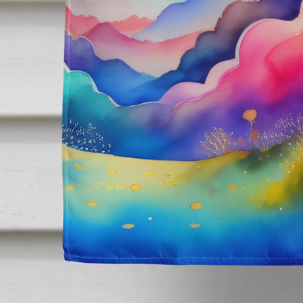 Stock, or Gillyflower in Color House Flag 28x40 Porch Sleeve Pole Decorative Outside Yard Banner Artwork Wall Hanging, Polyester