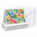 Alaska Forget-me-nots in Watercolor Greeting Cards Pack of 8 Blank Cards with Envelopes Whimsical A7 Size 5x7