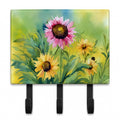 Kentucky Goldenrod in Watercolor Leash or Key Holder Wall Hooks, Coat Rack Wall Mount, for Hanging Keys, Towels, Aprons, Leashes