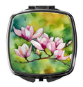 Mississippi Magnolia in Watercolor Compact Mirror Decorative Travel Makeup Mirror for Women Girls Gifts Pocket Makeup Mirror Folding Handheld