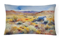 Nevada Sagebrush in Watercolor Decorative Throw Pillow 12x16 Indoor Outdoor Accent Cushion, Fabric Cover with Insert for Sofa, Bed, Porch & Living Room