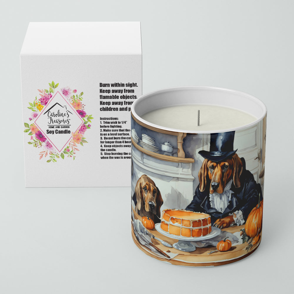 Bloodhound Fall Kitchen Pumpkins Decorative Soy Candle Nature Soy Wax Essential Oil Home Decor Ideal for Bedroom Kitchen Bath Office Gift, 10 oz