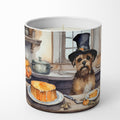 Border Terrier Fall Kitchen Pumpkins Decorative Soy Candle Nature Soy Wax Essential Oil Home Decor Ideal for Bedroom Kitchen Bath Office Gift, 10 oz