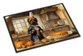 Briard Fall Kitchen Pumpkins Doormat Indoor Outdoor 18H X 27W Front Door Mat Rugs for Entryway, Non Slip Washable