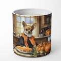 Chihuahua Fall Kitchen Pumpkins Decorative Soy Candle Nature Soy Wax Essential Oil Home Decor Ideal for Bedroom Kitchen Bath Office Gift, 10 oz
