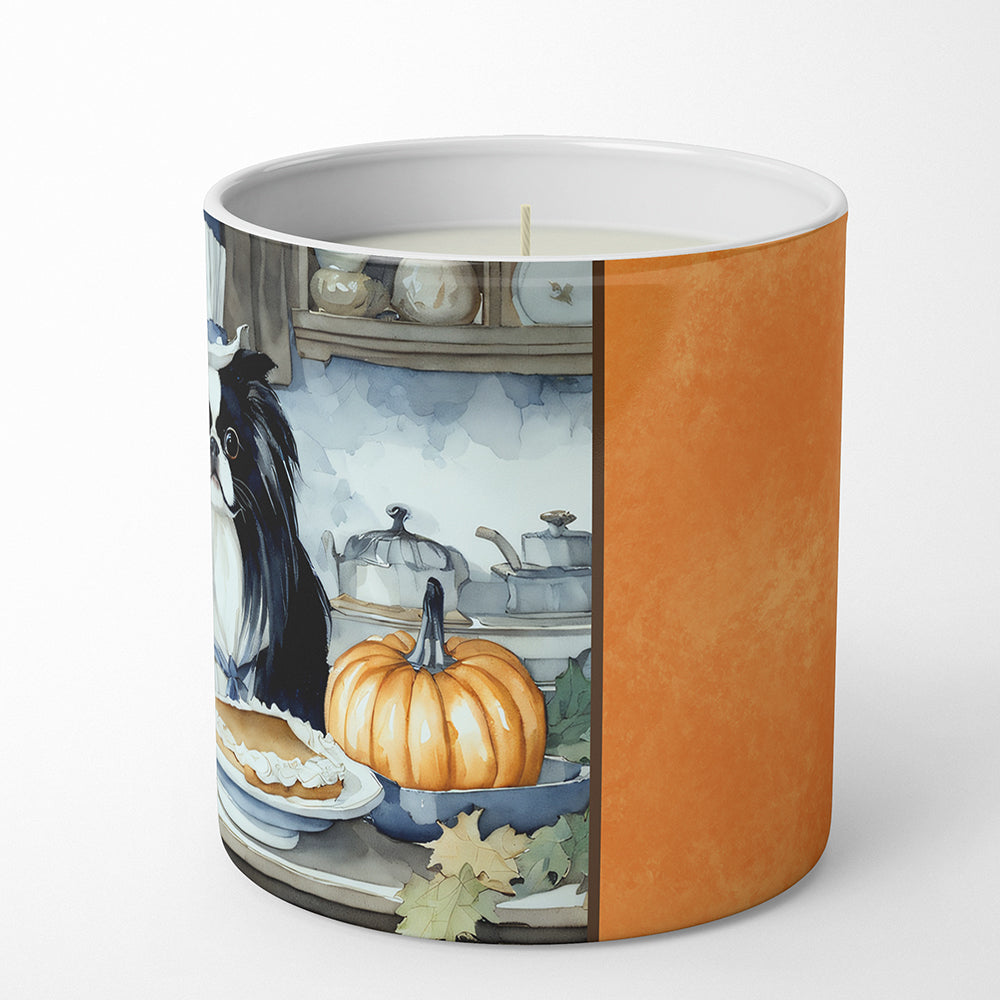 Japanese Chin Fall Kitchen Pumpkins Decorative Soy Candle Nature Soy Wax Essential Oil Home Decor Ideal for Bedroom Kitchen Bath Office Gift, 10 oz