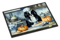 Japanese Chin Fall Kitchen Pumpkins Doormat Indoor Outdoor 18H X 27W Front Door Mat Rugs for Entryway, Non Slip Washable