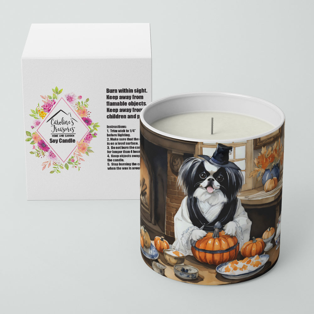 Japanese Chin Fall Kitchen Pumpkins Decorative Soy Candle Nature Soy Wax Essential Oil Home Decor Ideal for Bedroom Kitchen Bath Office Gift, 10 oz