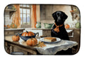 Black Lab Fall Kitchen Pumpkins Dish Drying Mat Absorbent Dish Drying Mat Pad for Kitchen Counter Dish Drainer Mat for Countertop, 14 x 21", Multicolor