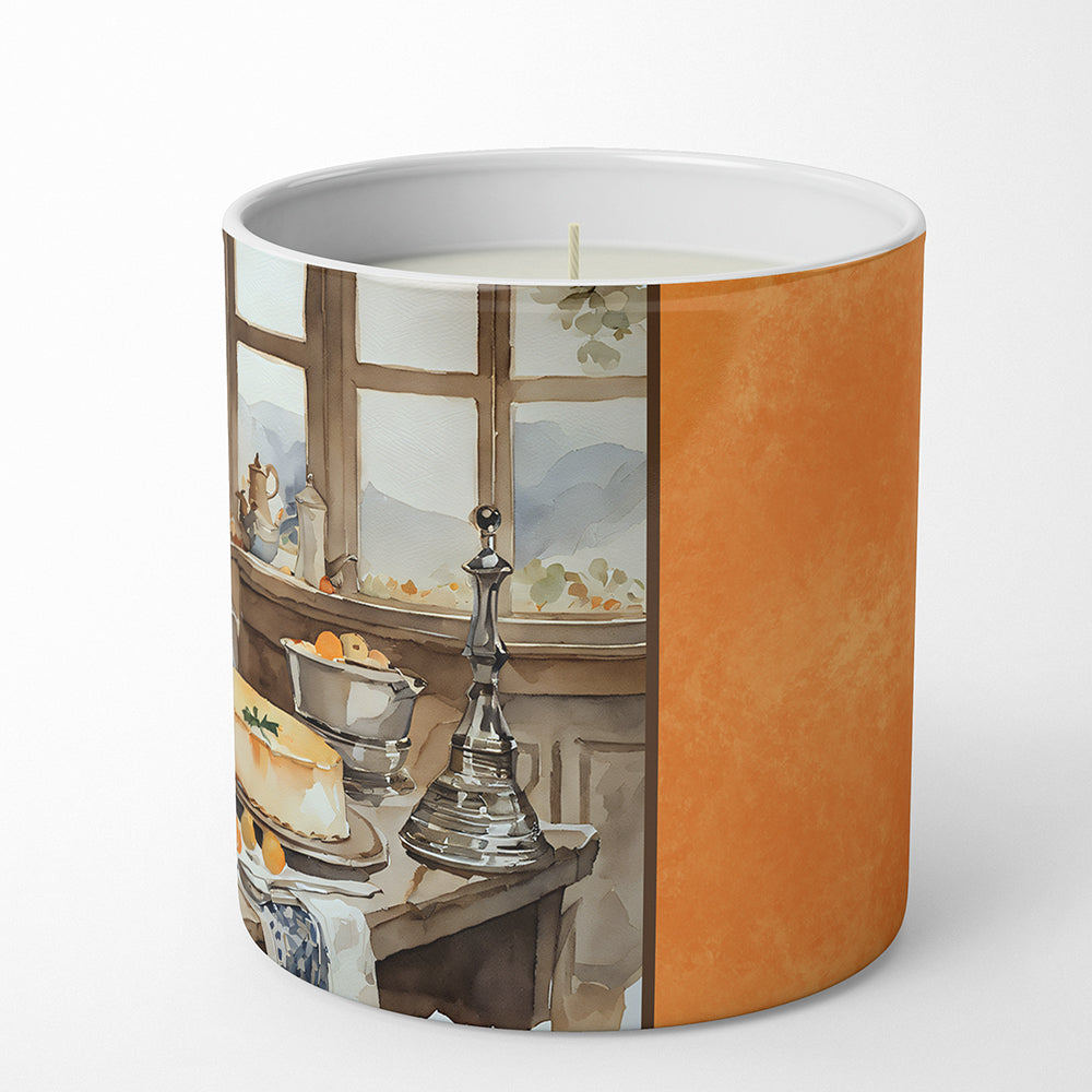 Weimaraner Fall Kitchen Pumpkins Decorative Soy Candle Nature Soy Wax Essential Oil Home Decor Ideal for Bedroom Kitchen Bath Office Gift, 10 oz