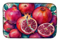 Colorful Pomegranates Dish Drying Mat Absorbent Dish Drying Mat Pad for Kitchen Counter Dish Drainer Mat for Countertop, 14 x 21", Multicolor