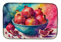 Colorful Pomegranates Dish Drying Mat Absorbent Dish Drying Mat Pad for Kitchen Counter Dish Drainer Mat for Countertop, 14 x 21", Multicolor