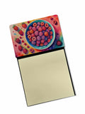 Colorful Raspberries Watercolor Sticky Note Holder Refillable Dispenser Desk Accessory 3x3 Pad Gift