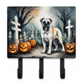 Boxer Spooky Halloween Leash or Key Holder Wall Hooks, Coat Rack Wall Mount, for Hanging Keys, Towels, Aprons, Leashes