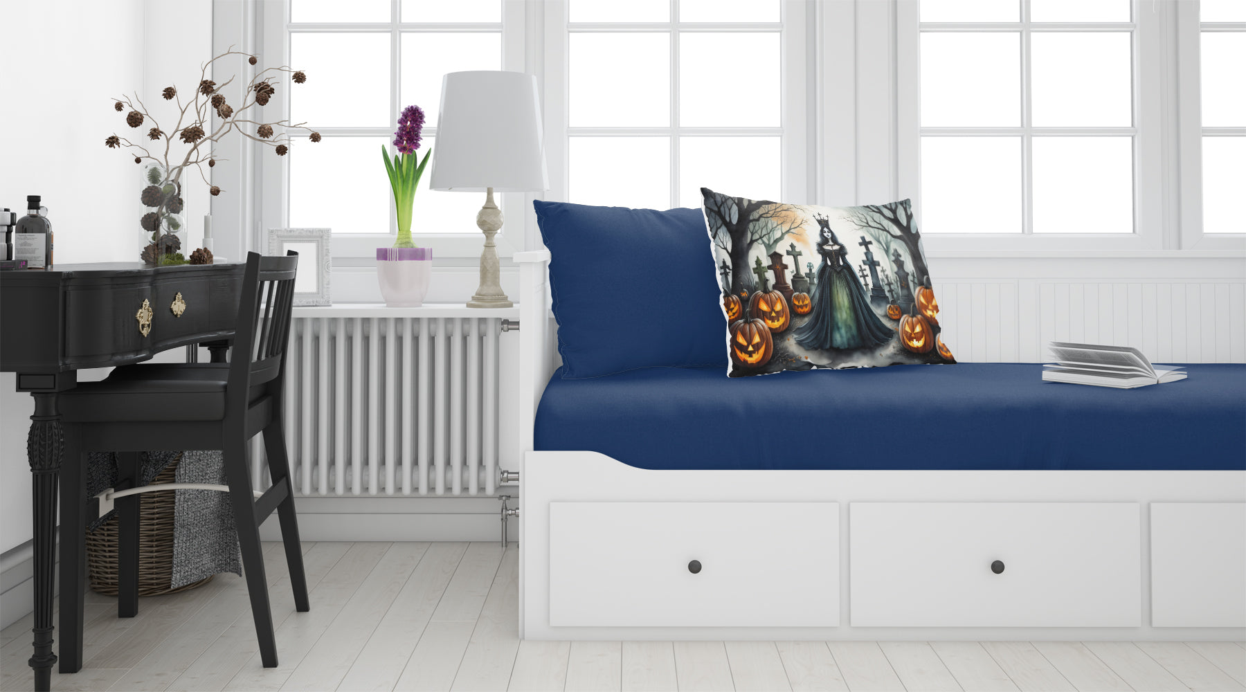 Evil Queen Spooky Halloween Standard Pillowcase Lightweight Super Soft Easy Care Decorative Artwork Pillowcase, Standard