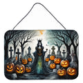 Evil Queen Spooky Halloween Wall or Door Hanging Prints Aluminum Metal Sign Kitchen Wall Bar Bathroom Plaque Home Decor, 8HX12W, Multicolor