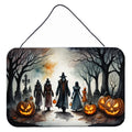 Vampires Spooky Halloween Wall or Door Hanging Prints Aluminum Metal Sign Kitchen Wall Bar Bathroom Plaque Home Decor, 8HX12W, Multicolor